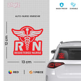 Compact RN Sticker for Vehicle Windows